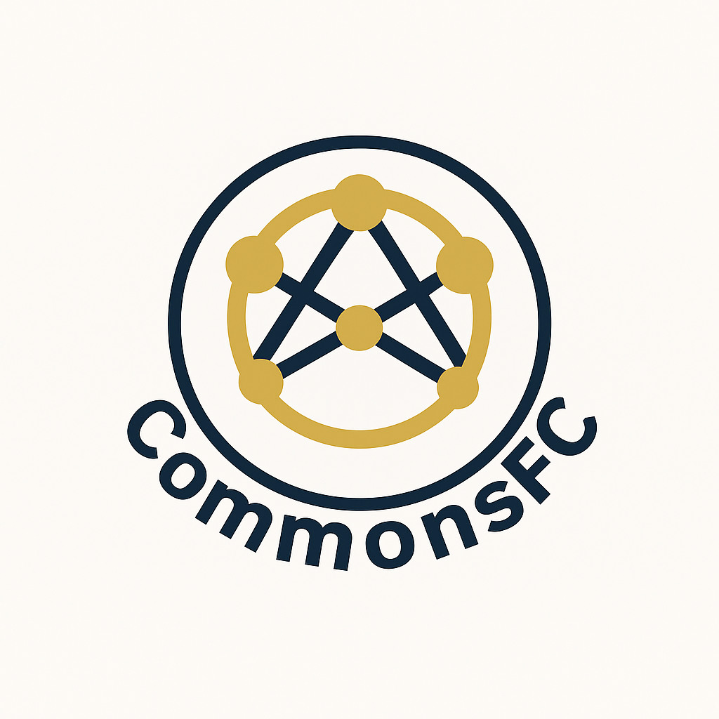 Logo ufficiale CommonsFC - rete digitale per club e community